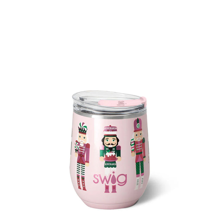 Swig: Sugar Plum Soldiers Stemless Wine Cup 12oz