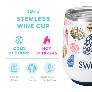 Swig: Sea La Vie Stemless Wine Cup (12oz)