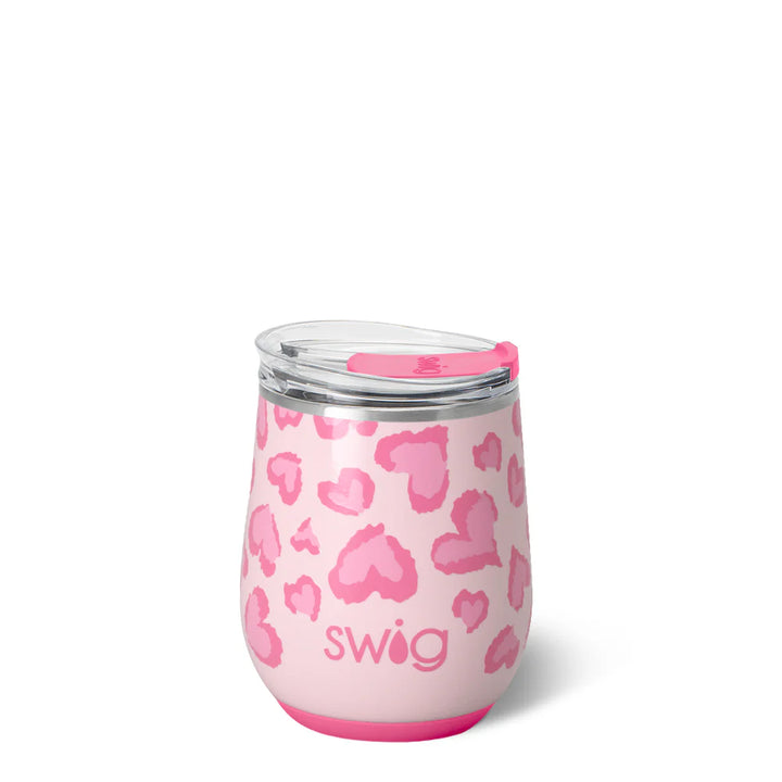 Swig: Wild at Heart Stemless Wine Cup 12oz