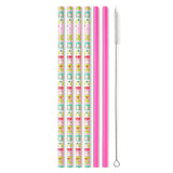 Swig: Cookie Jar + Pink Reusable Straw Set