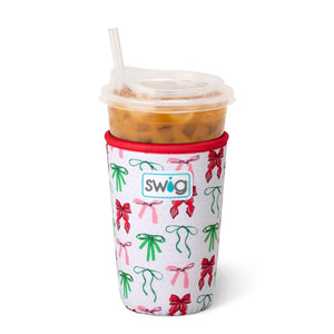 Swig: Ribbons and Bows Iced Cup Coolie (22oz)