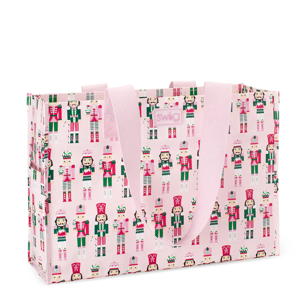 SWIG: SUGAR PLUM SOLDIERS- Reusable Bag - Large