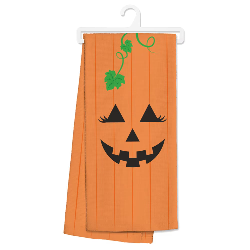 Boo Crew Pumpkin Tea Towel - Thumbnail 3