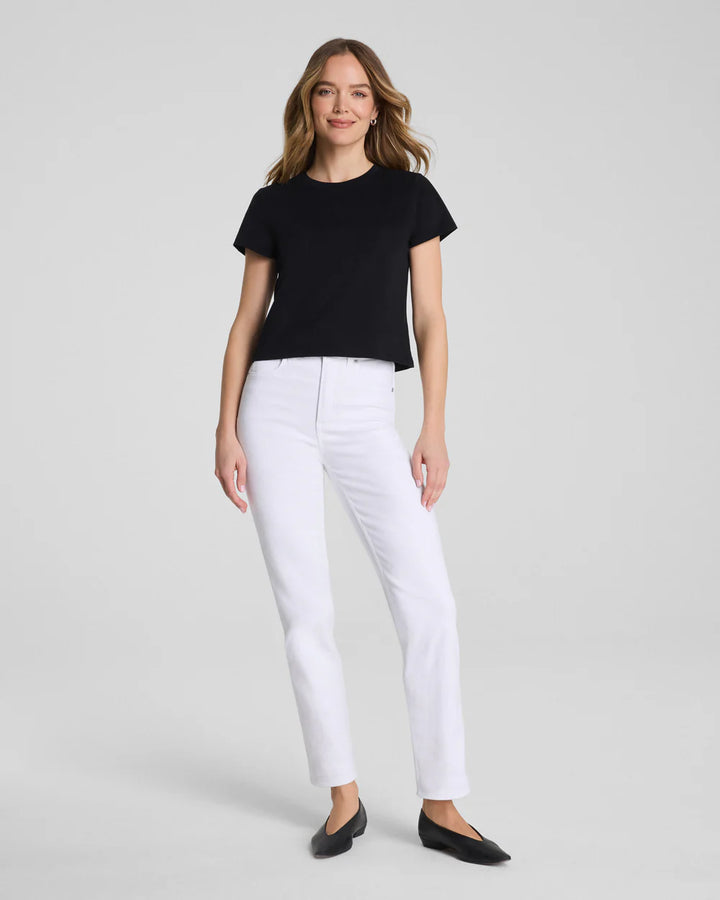 SPANXshape™ Authentic 360: 90s Straight Leg Jean - Classic White