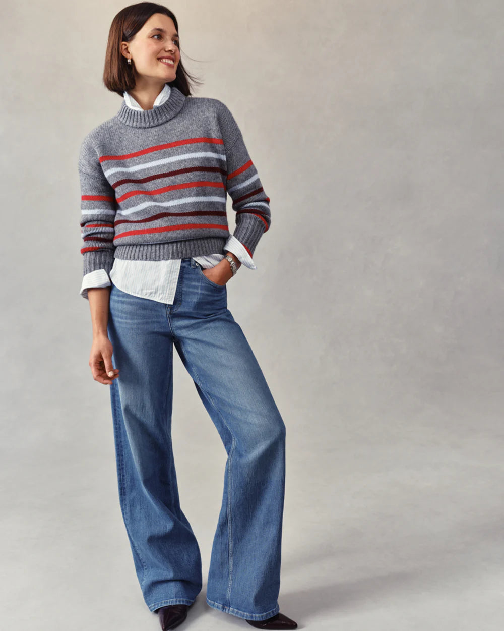 SPANXshape™ Authentic 360: Wide Leg Jeans - Elysian