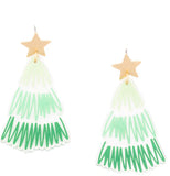 Merry + Bright Earrings - Green