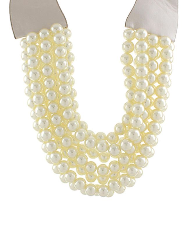 Pearl Chic Beaded Magnetic Necklace
