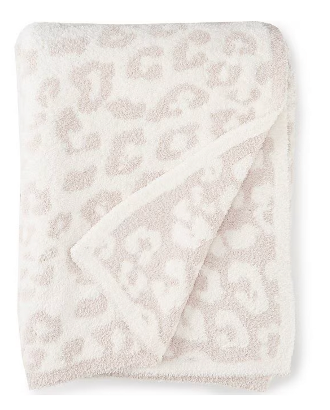 Barefoot Dreams: Cozy Chic Leopard Throw- Cream/Stone  54 x 72” - B Social Boutique