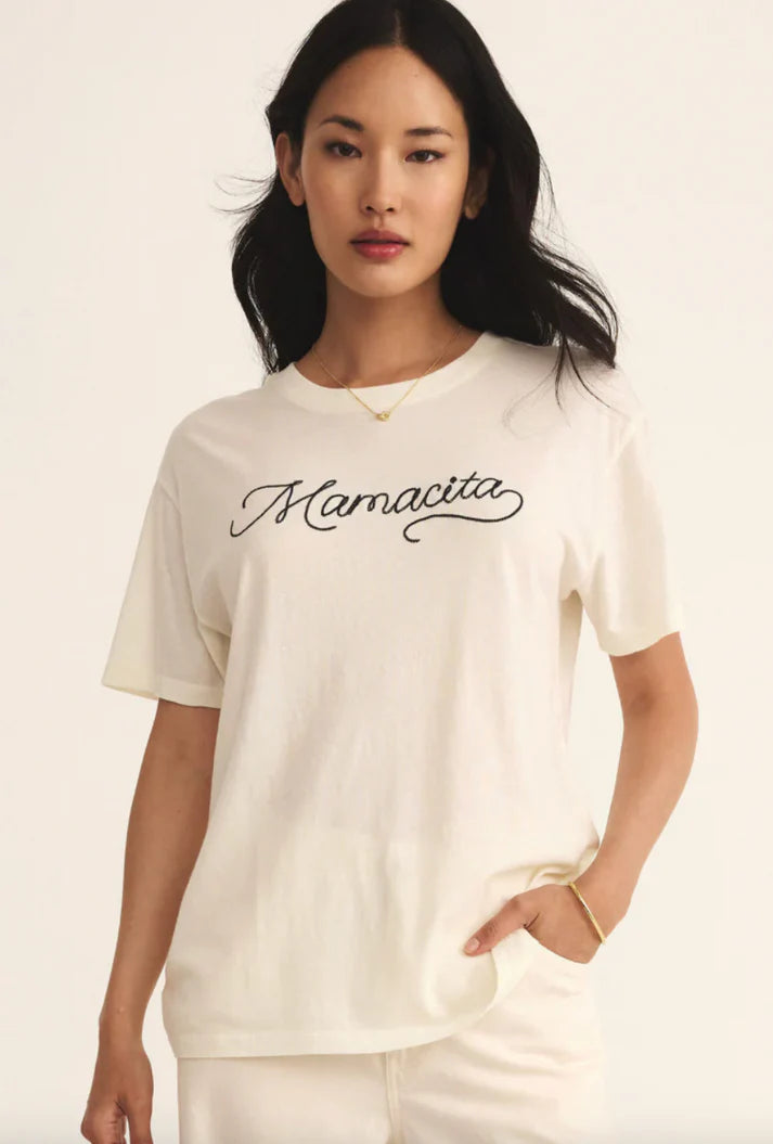Z Supply: Mamacita Embroidered T-Shirt