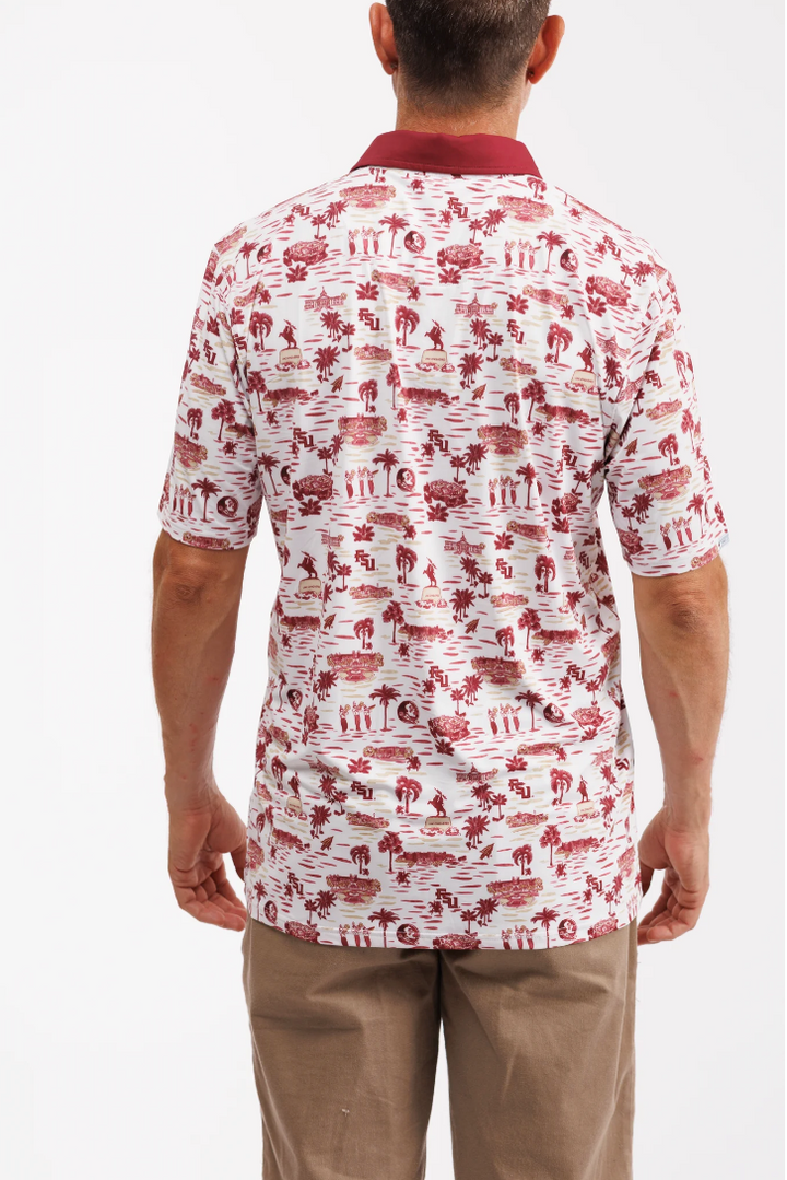 Smith & Quinn: The Teddy Polo - Florida State Toile