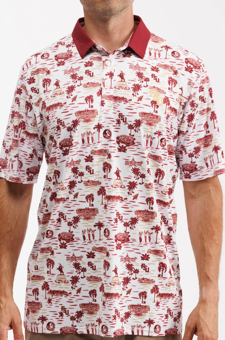 Smith & Quinn: The Teddy Polo - Florida State Toile