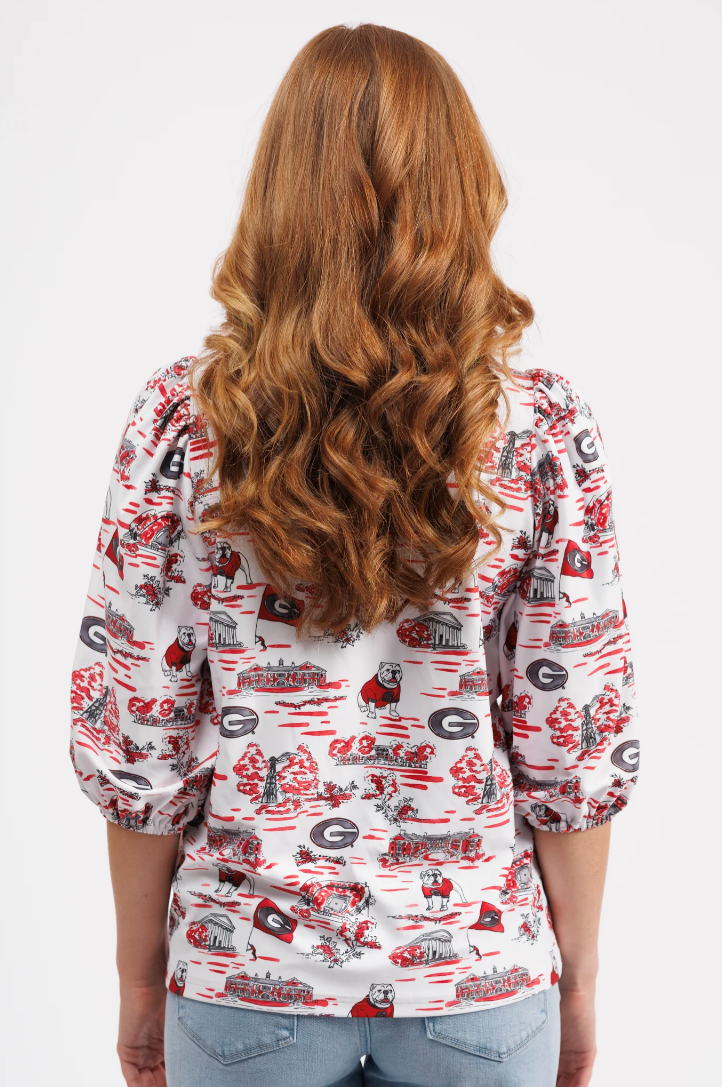 Smith & Quinn: The Eliza Top - Georgia Toile