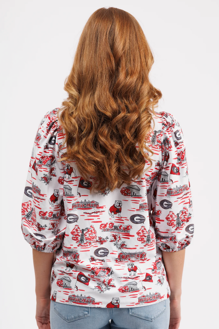 Smith & Quinn: The Eliza Top - Georgia Toile