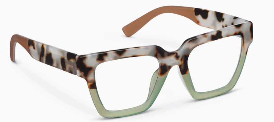 Peepers: Take a Bow Progressives - Chai Tortoise/Green