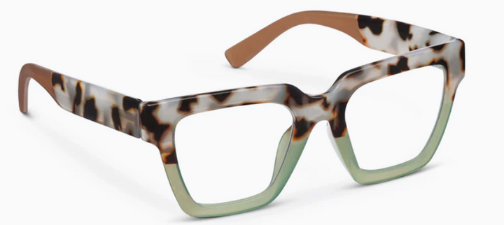 Peepers: Take a Bow Progressives - Chai Tortoise/Green