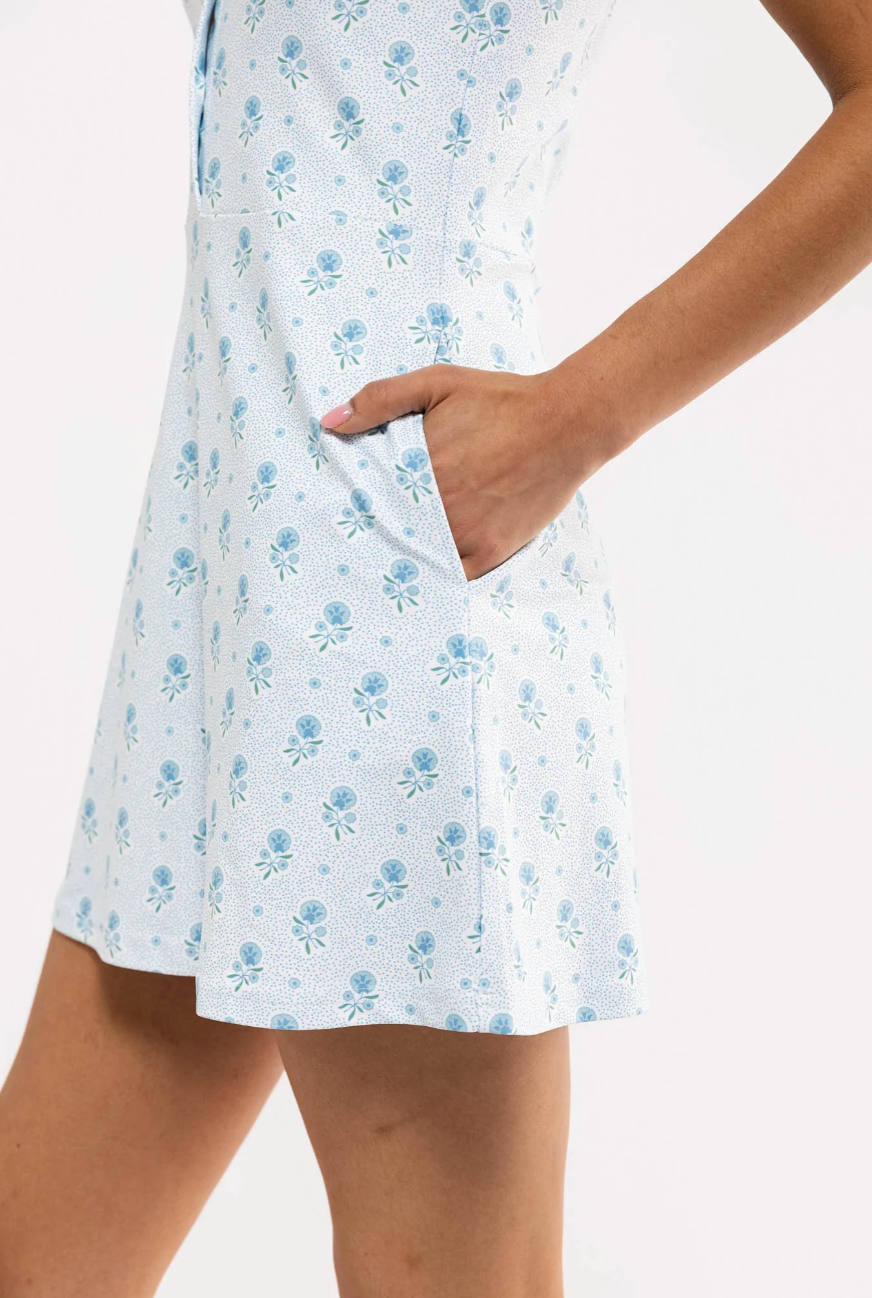 Smith & Quinn: Hedy Dress - Blue Dot Floral