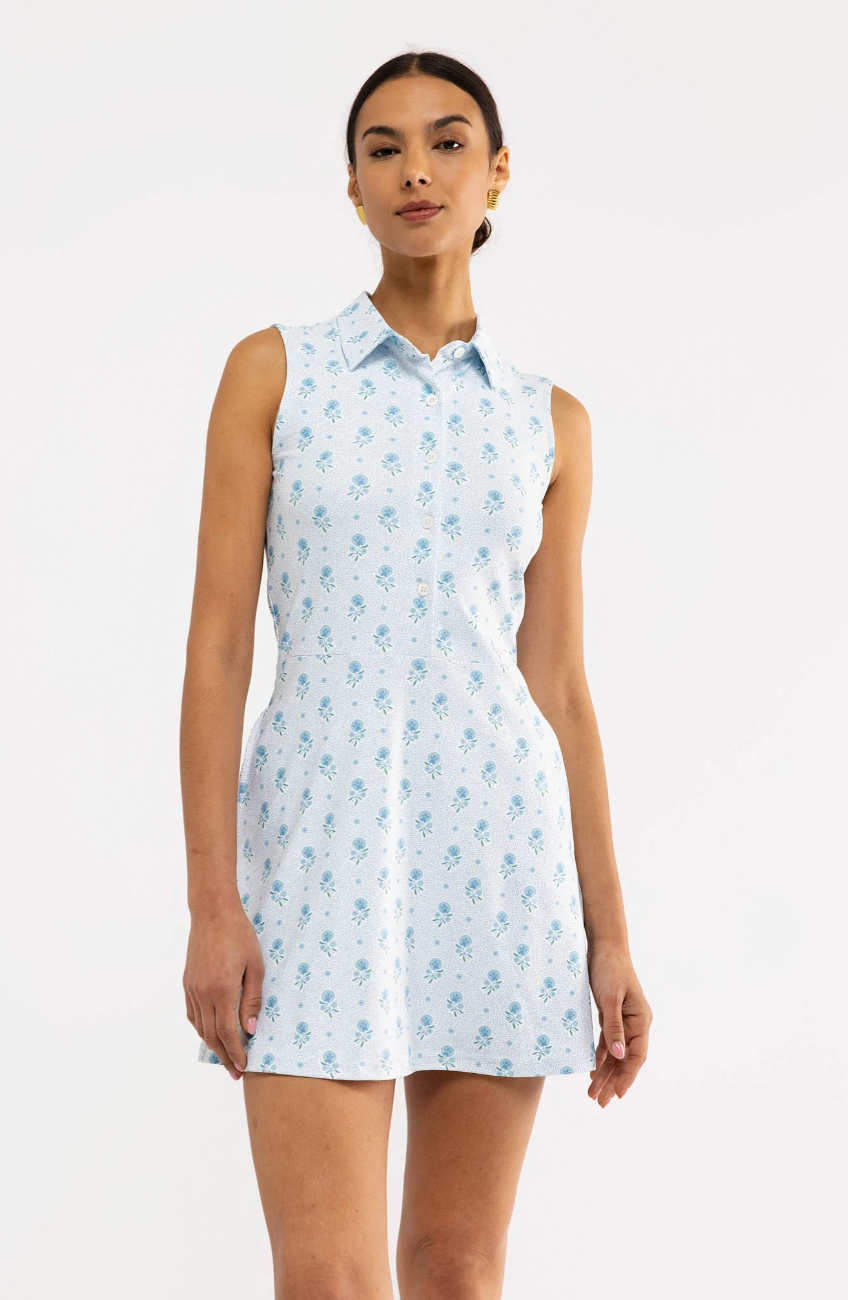 Smith & Quinn: Hedy Dress - Blue Dot Floral