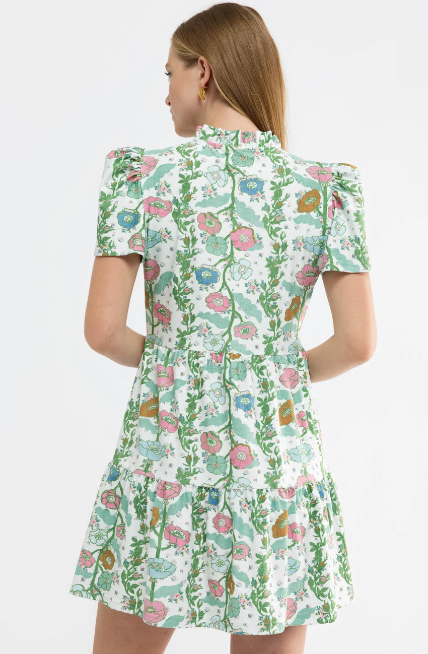 Smith & Quinn: Navy Dress - Handkerchief Bloom