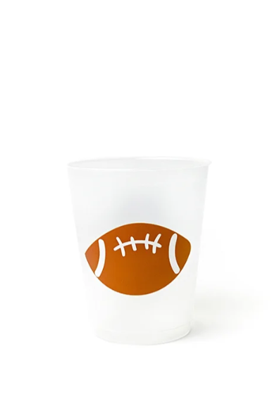 Happy Everything: Football Frosted Cups Set of 10