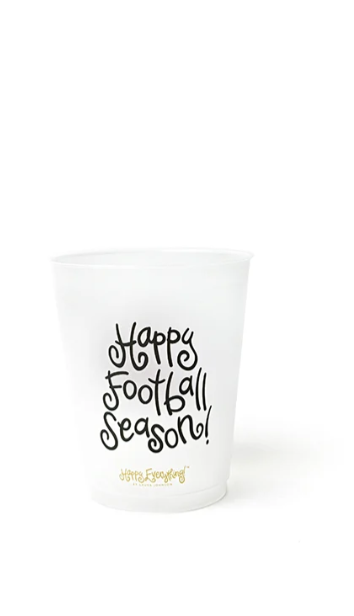 Happy Everything: Football Frosted Cups Set of 10