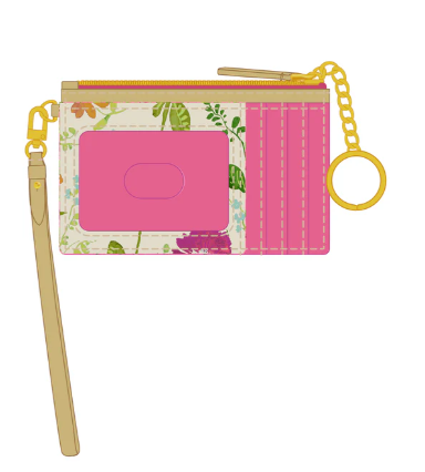Spartina 449: Slimcard Coinpurse - Lightner Garden - B Social Boutique
