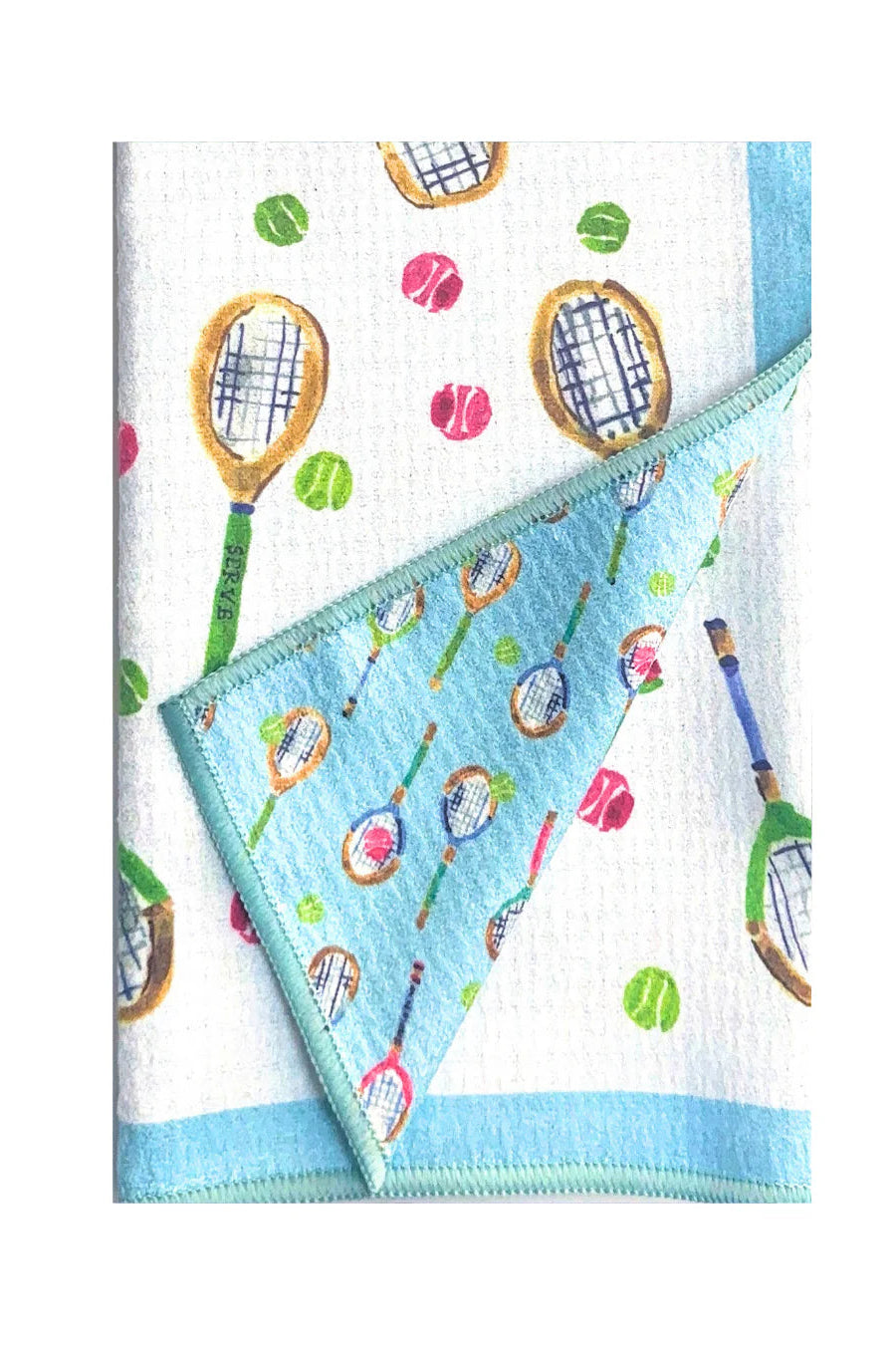 Serve it Up Double Sided Kitchen Tea Towel
