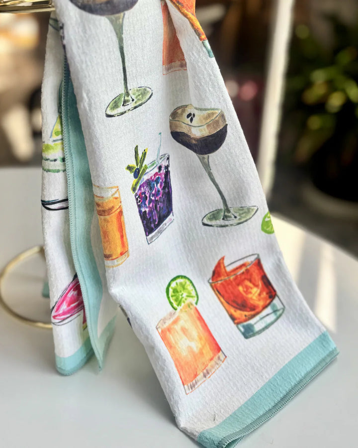 Shaken, Not Stirred Tea Towel - Double Sided
