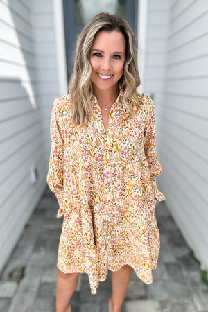 Simply Southern: Floral Button Down Shift Dress