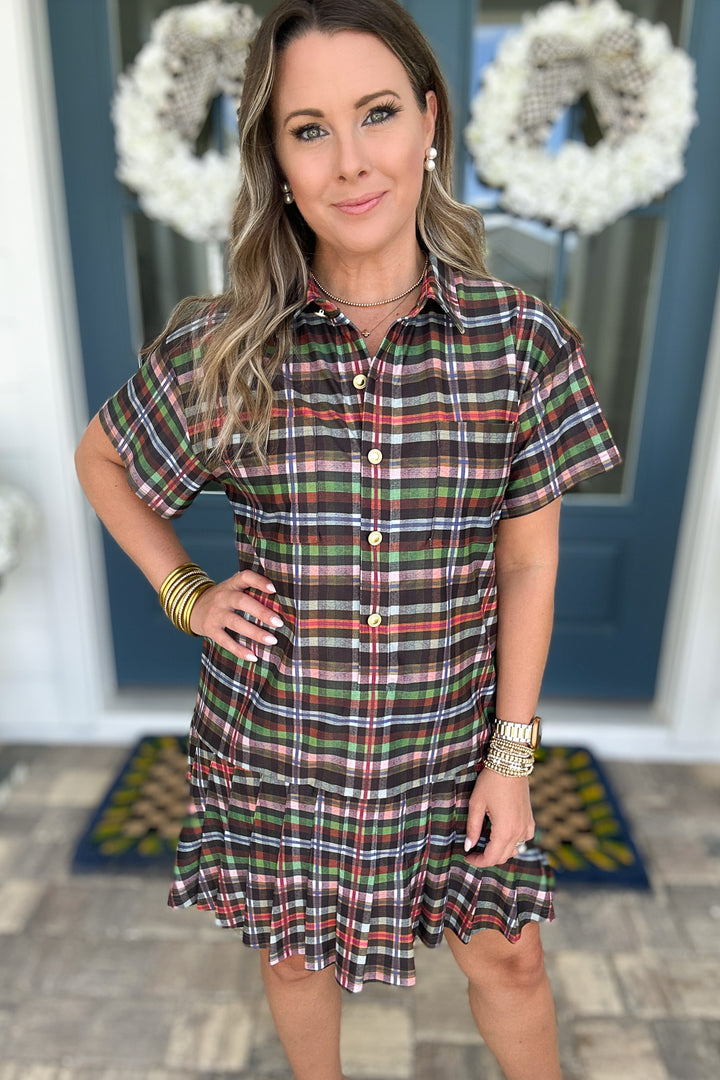 Smith & Quinn: The Aspen Dress - Stockholm Plaid