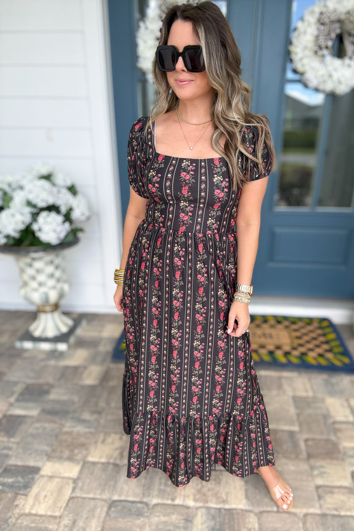 Smith & Quinn: The Cornelia Dress - Onyx Garden