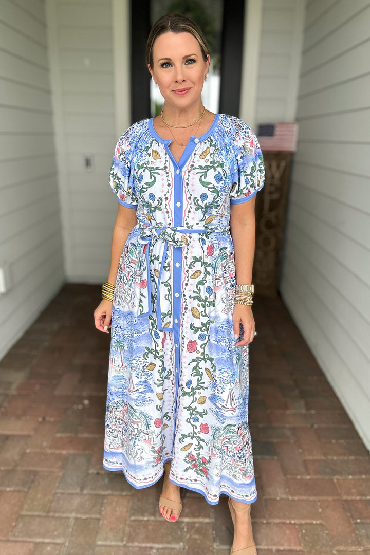 Smith & Quinn: The Grenadine Dress - Sea Mural
