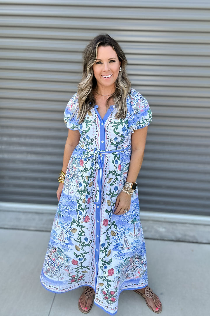 Smith & Quinn: The Grenadine Dress - Sea Mural