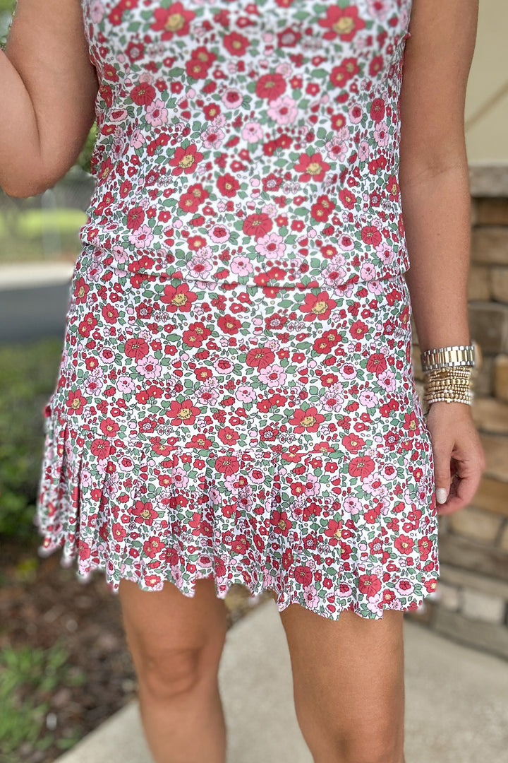 Smith & Quinn: The Ruth Skort - Cherry Veranda