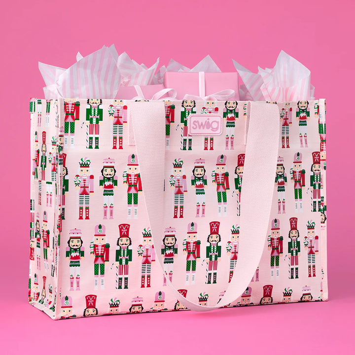 SWIG: SUGAR PLUM SOLDIERS- Reusable Bag - Large