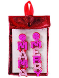 Simply Holiday Beaded Earrings