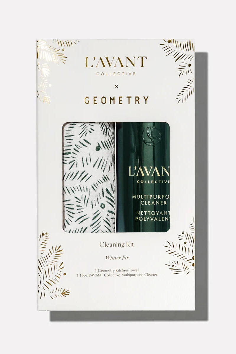 L'AVANT Collective x Geometry Cleaning Kit Winter Fir 16oz