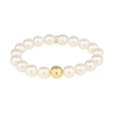 BuDha Girl: White Pearl Mala Beaded Bracelet