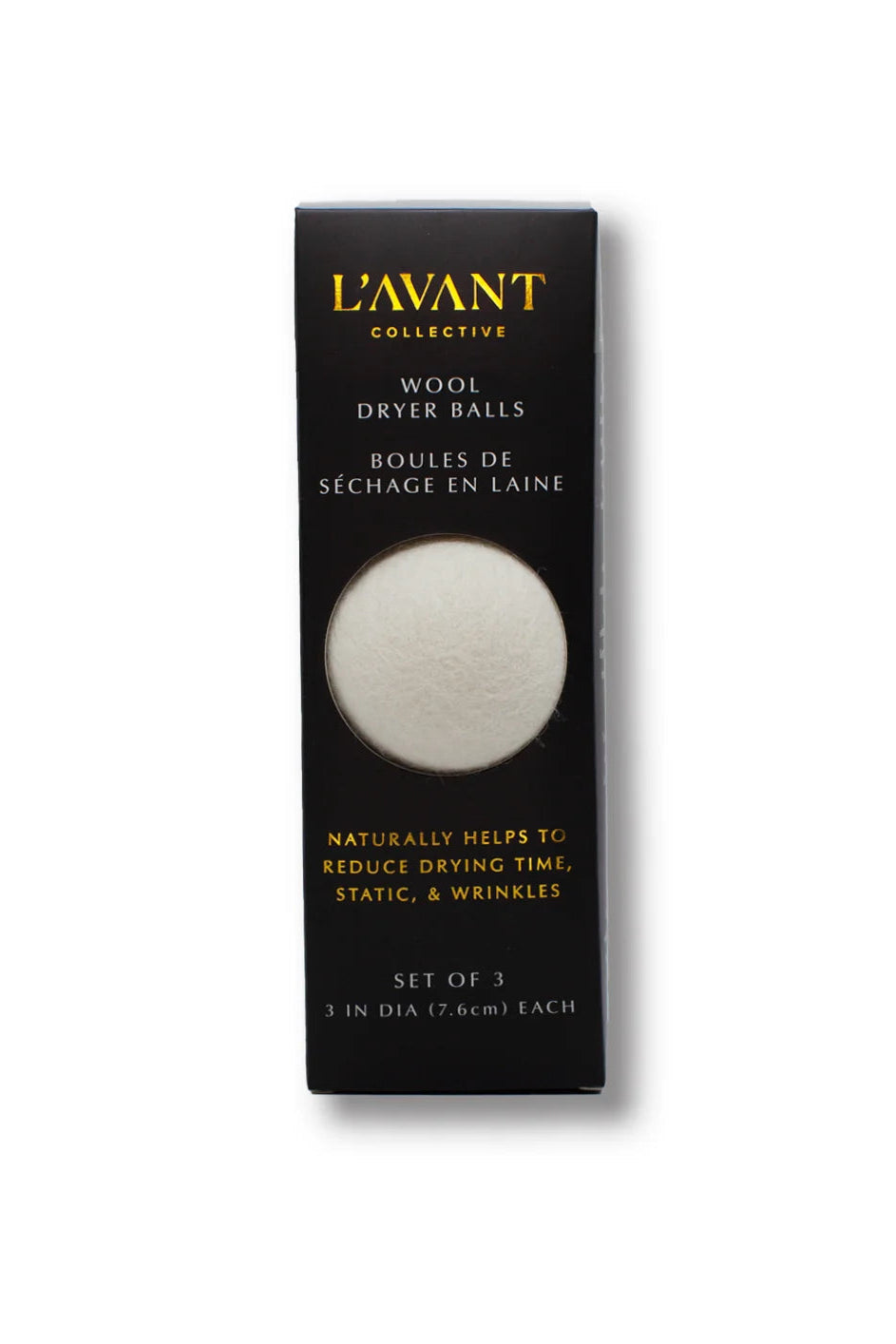 Wool Dryer Balls - Pack of 3