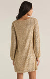 Z Supply: Andromeda Sequin Mini Dress - Champagne