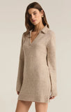 Z Supply: Redford Sweater Dress - Light Oatmeal Heather