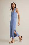 Z Supply: Palisades Midi Dress - Sky Blue