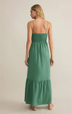 Z Supply: Winslet Maxi Dress- Botanical Green