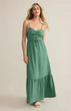 Z Supply: Winslet Maxi Dress- Botanical Green