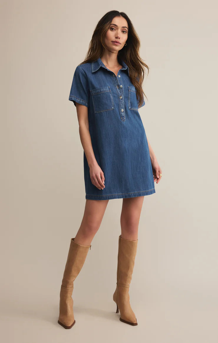 Z Supply: Kellie Denim Mini Dress