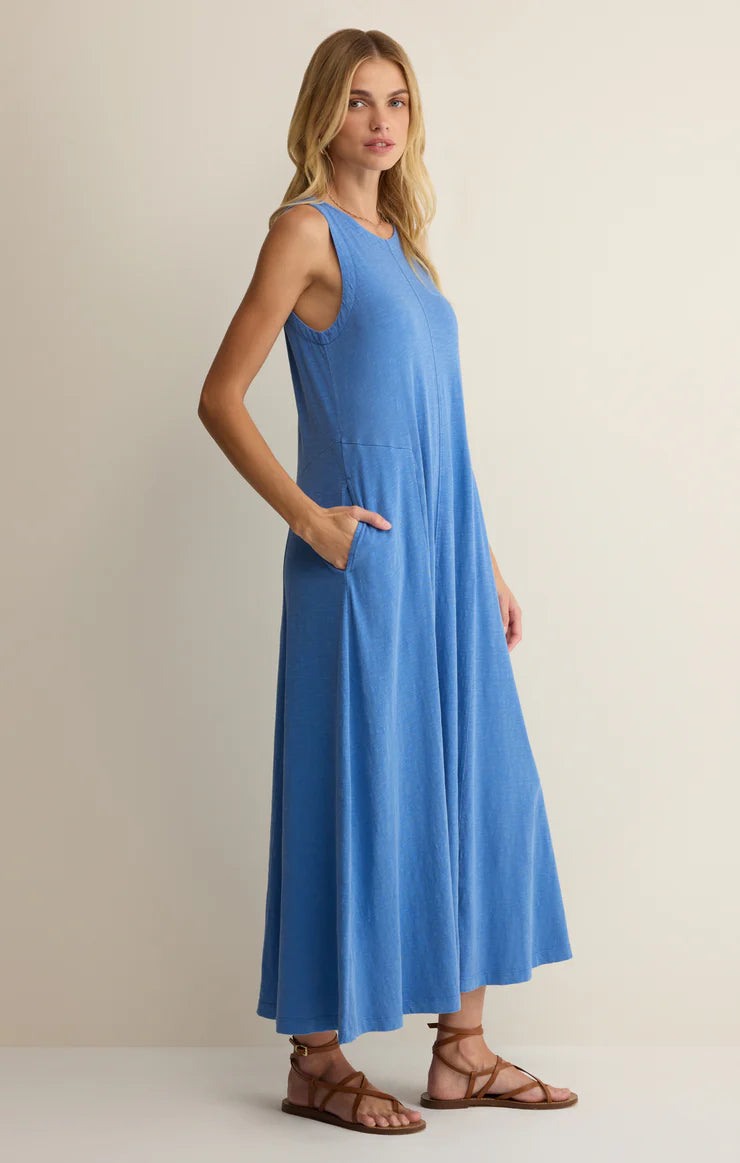 Z Supply: Waters Edge Midi Dress Marina