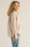 Z Supply: Bonfire Jacket - Heather Latte