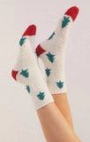 Z Supply: Plush Tree Socks Vanilla Ice