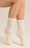 Z Supply: Fairisle Heart Sock 2-Pack - Crystal Grey