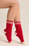 Z Supply: Vino Sock 2-Pack Haute Red