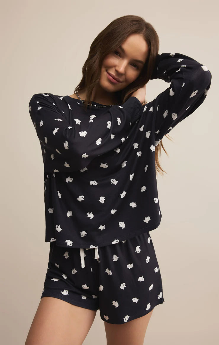 Z Supply: Delia Ghost Short -  Black Sand